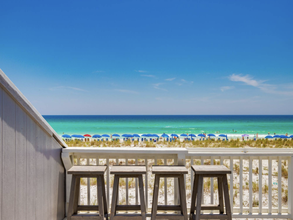 Oceanfront Townhome in Destins Gated Gulf Front South Bay Community